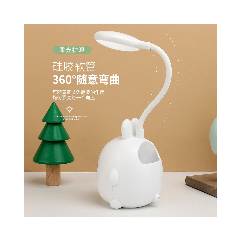New HZ-282 Cute Rabbit Pen Holder Table Lamp